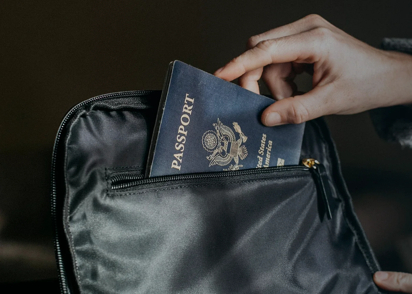 Passport documents prepared for a move abroad